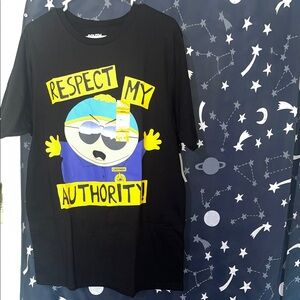 Cartoon Graphic Black T-Shirt